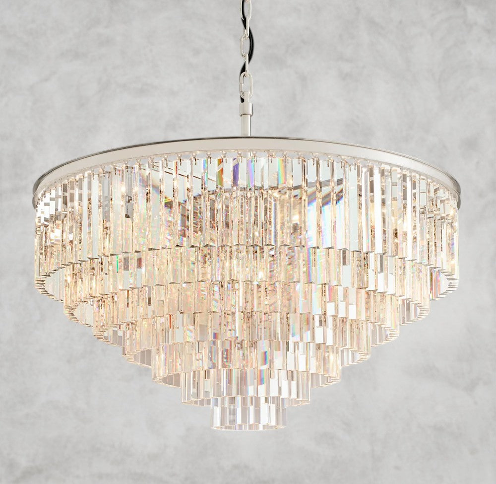 1920s Odeon Round Chandelier 20", 32", 44"